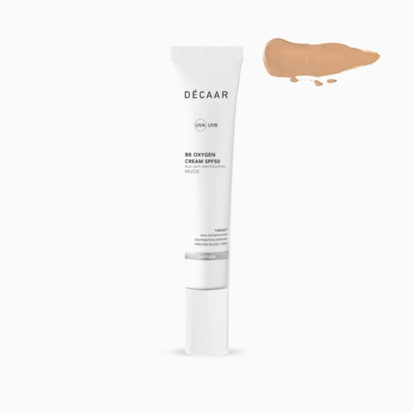 DÉCAAR  APSAUGANTIS IR DRĖKINANTIS KREMAS BB SU SPF50 || NUDE 15ml